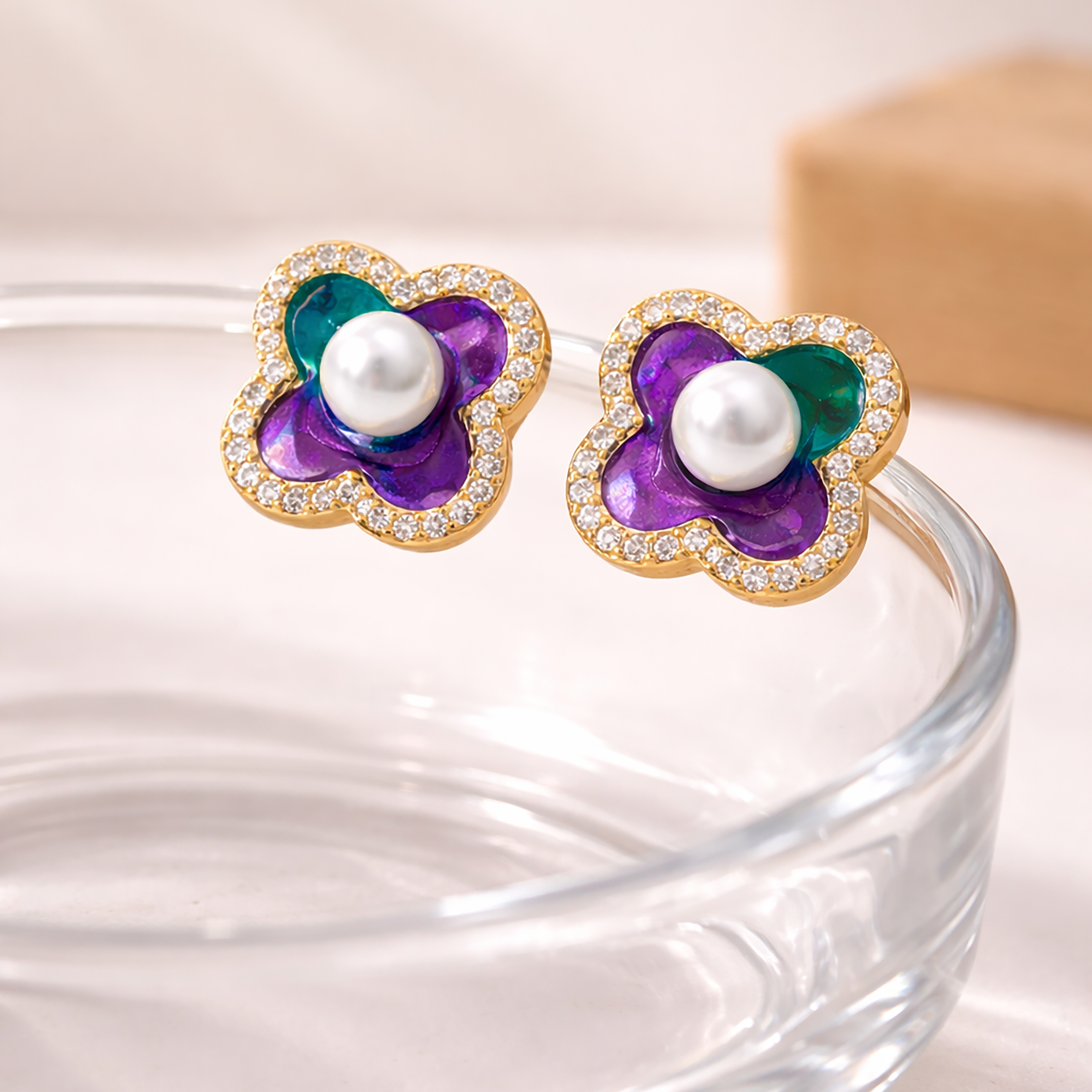 Pearl Bloom Studs