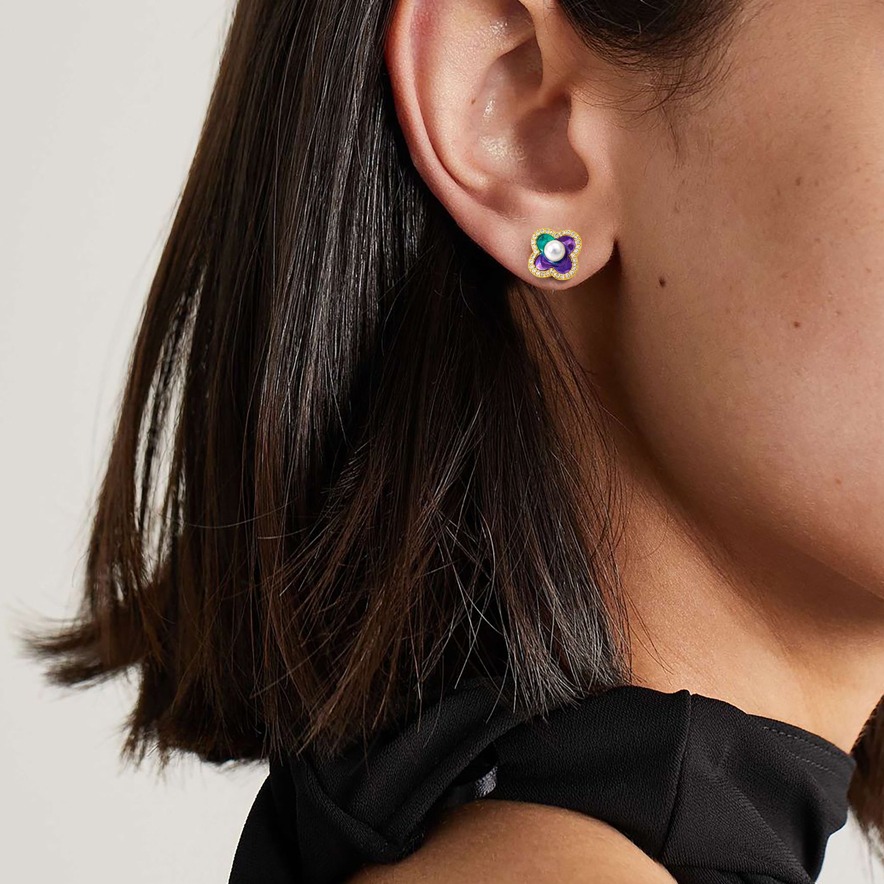 Pearl Bloom Studs