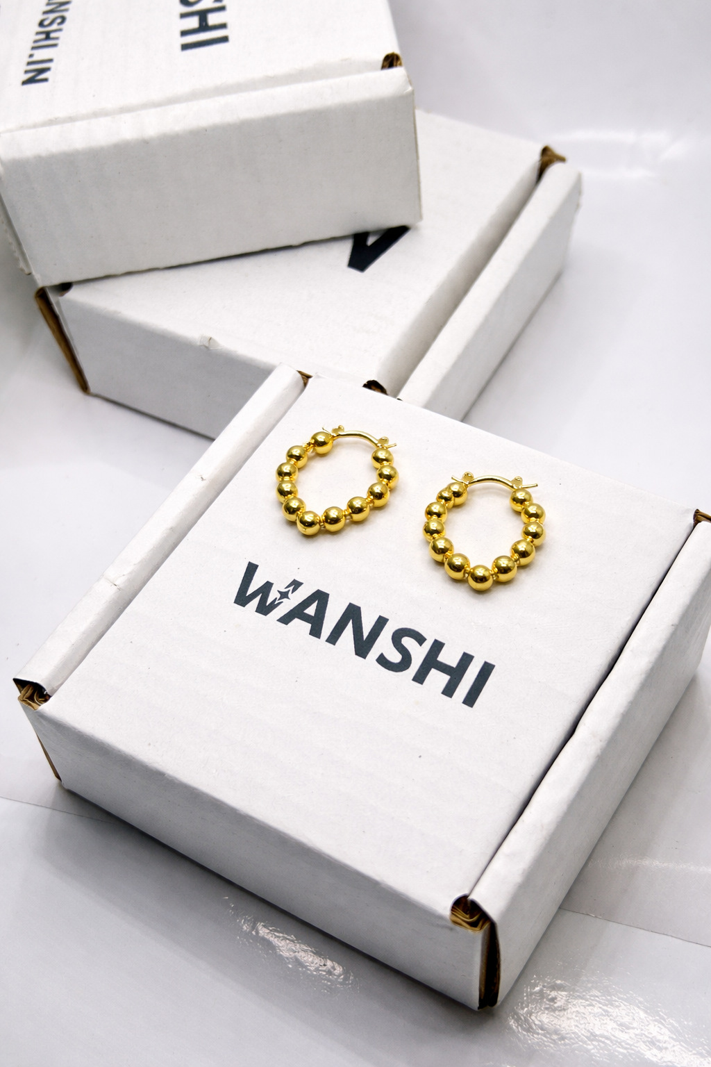 Bold Bead Hoops